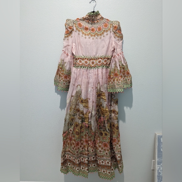 Zimmermann Kaleidoscope Bell Sleeve Gown - Picture 6 of 15